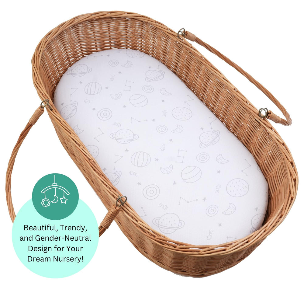 Tansy Panda Chicco LullaGlide sheet wrinkle-free nightly surface