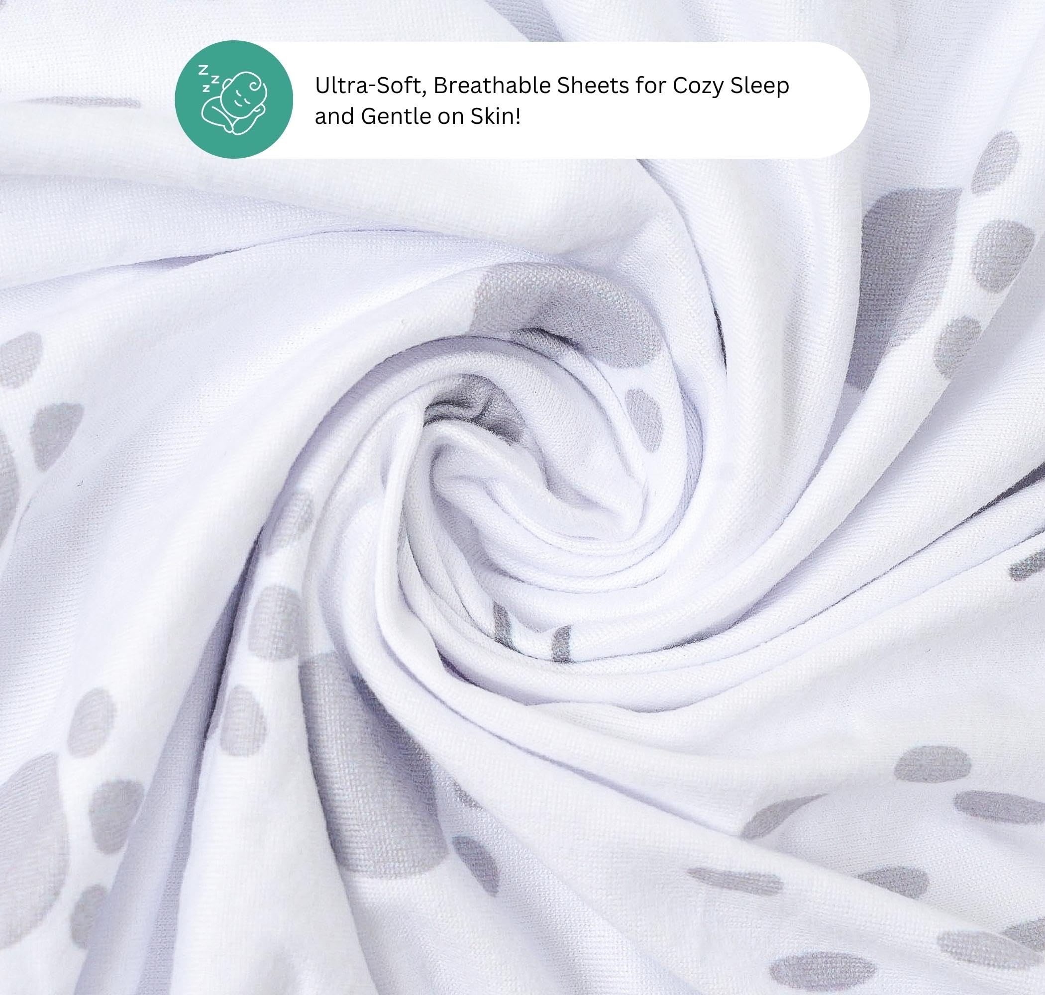 TansyPanda machine-washable sheets simplify cleanup after messes