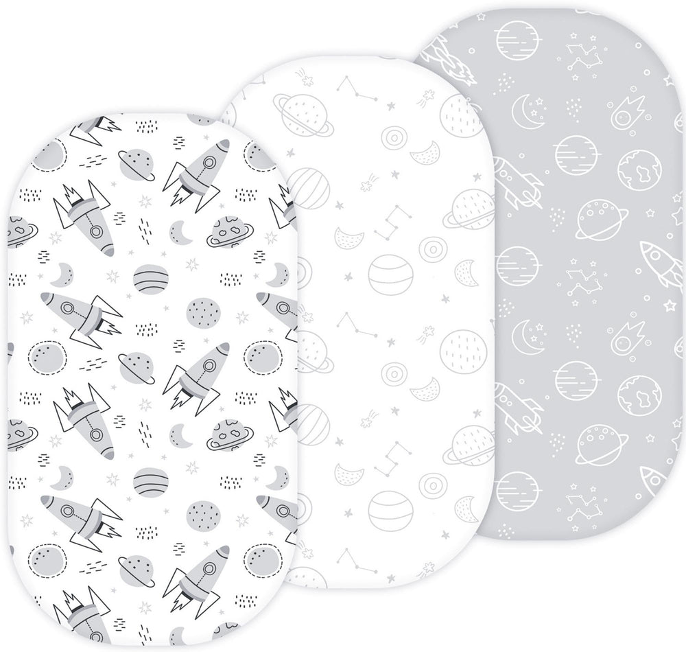 Tansy Panda bassinet sheet Karley fit for secure, wrinkle-free sleep surface