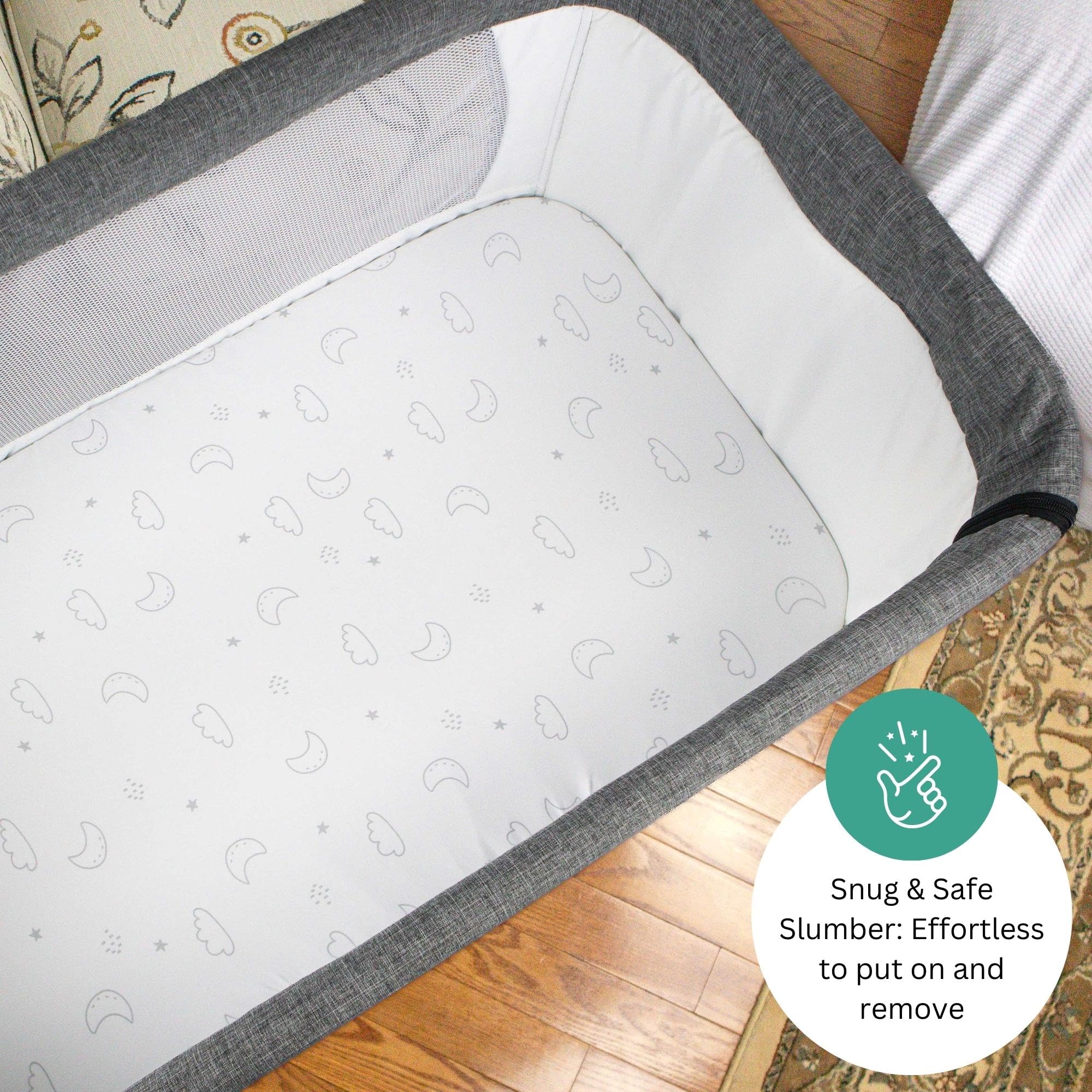 TansyPanda bedside-sleeper fit compatible with popular co-sleeper models.