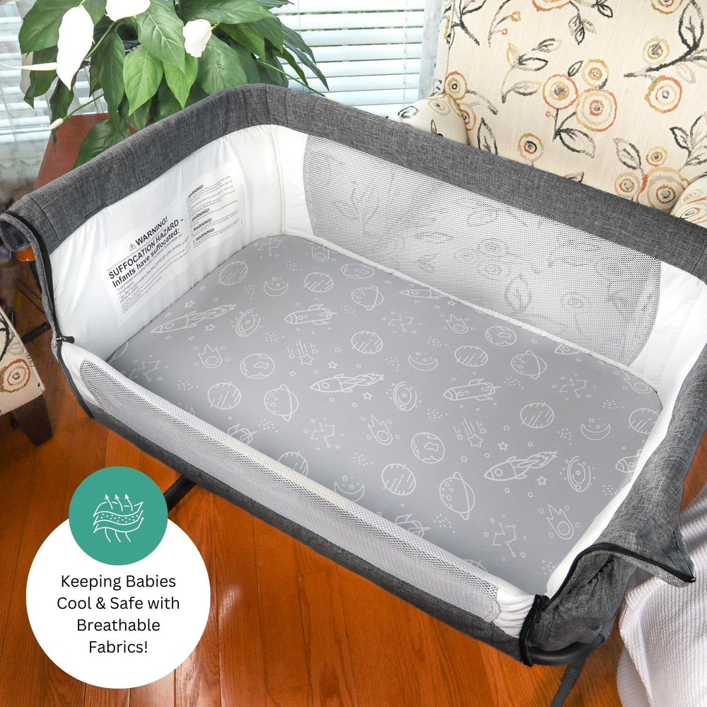 TansyPanda elastic edges ensure snug, wrinkle-free fit.