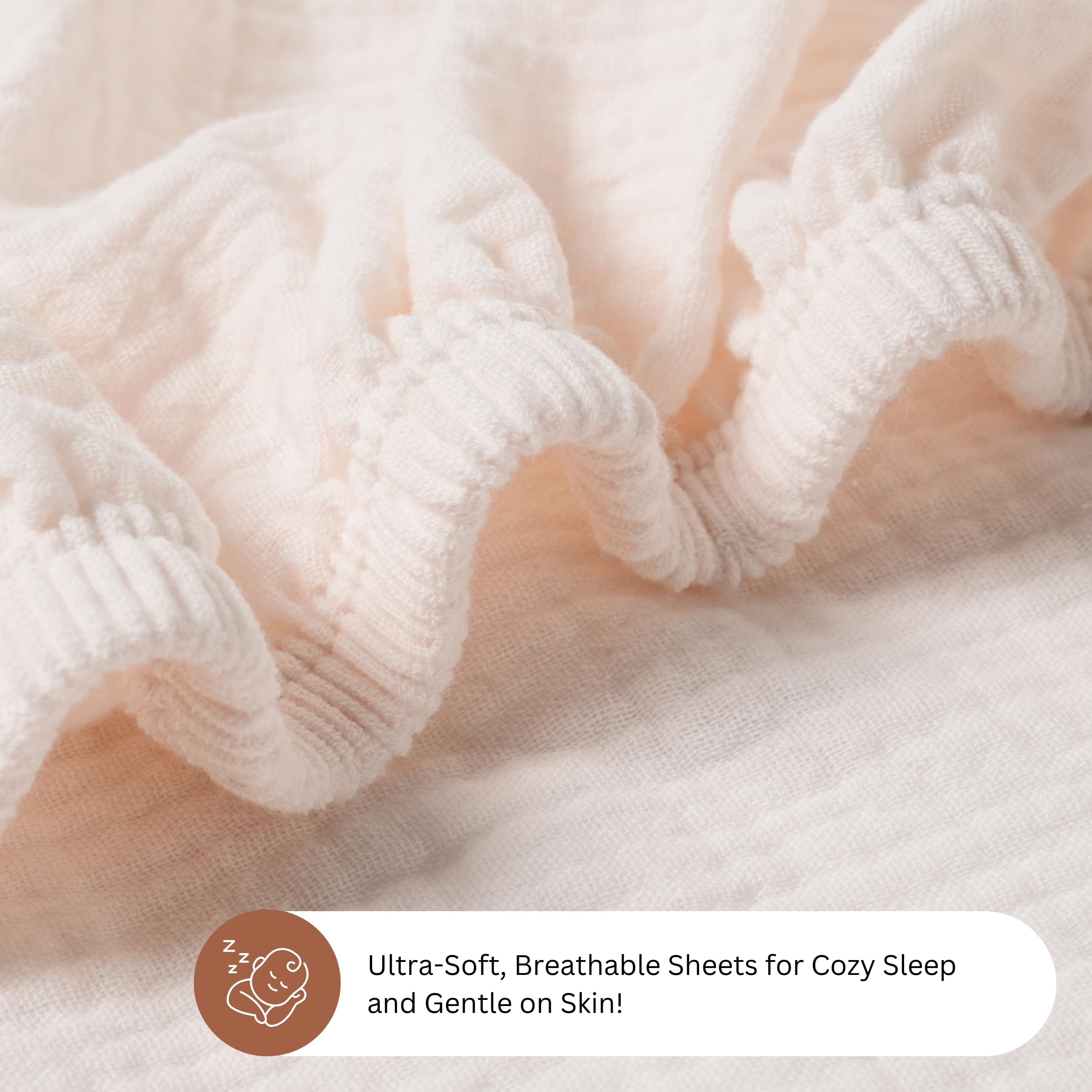Machine-washable Tansy Panda sheets offer easy care and durability.