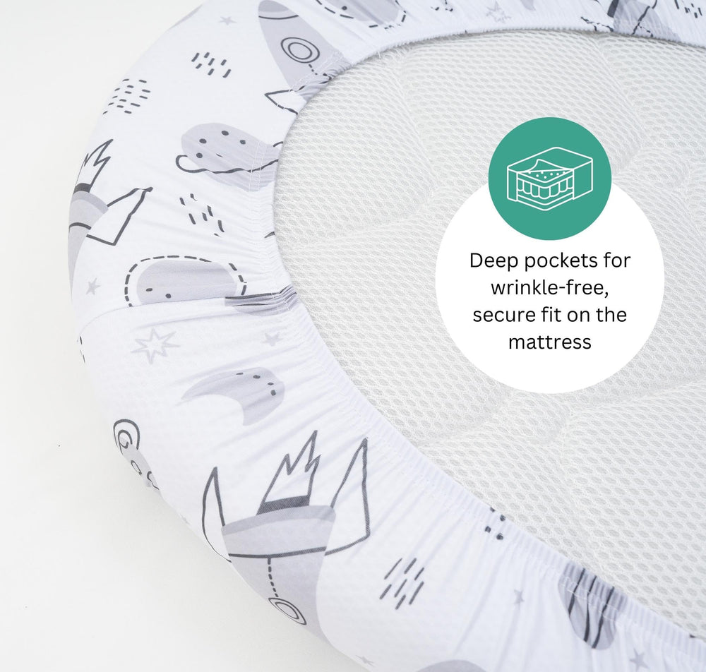 Tansy Panda machine-washable-easy-care sheets stay fresh with simple care.
