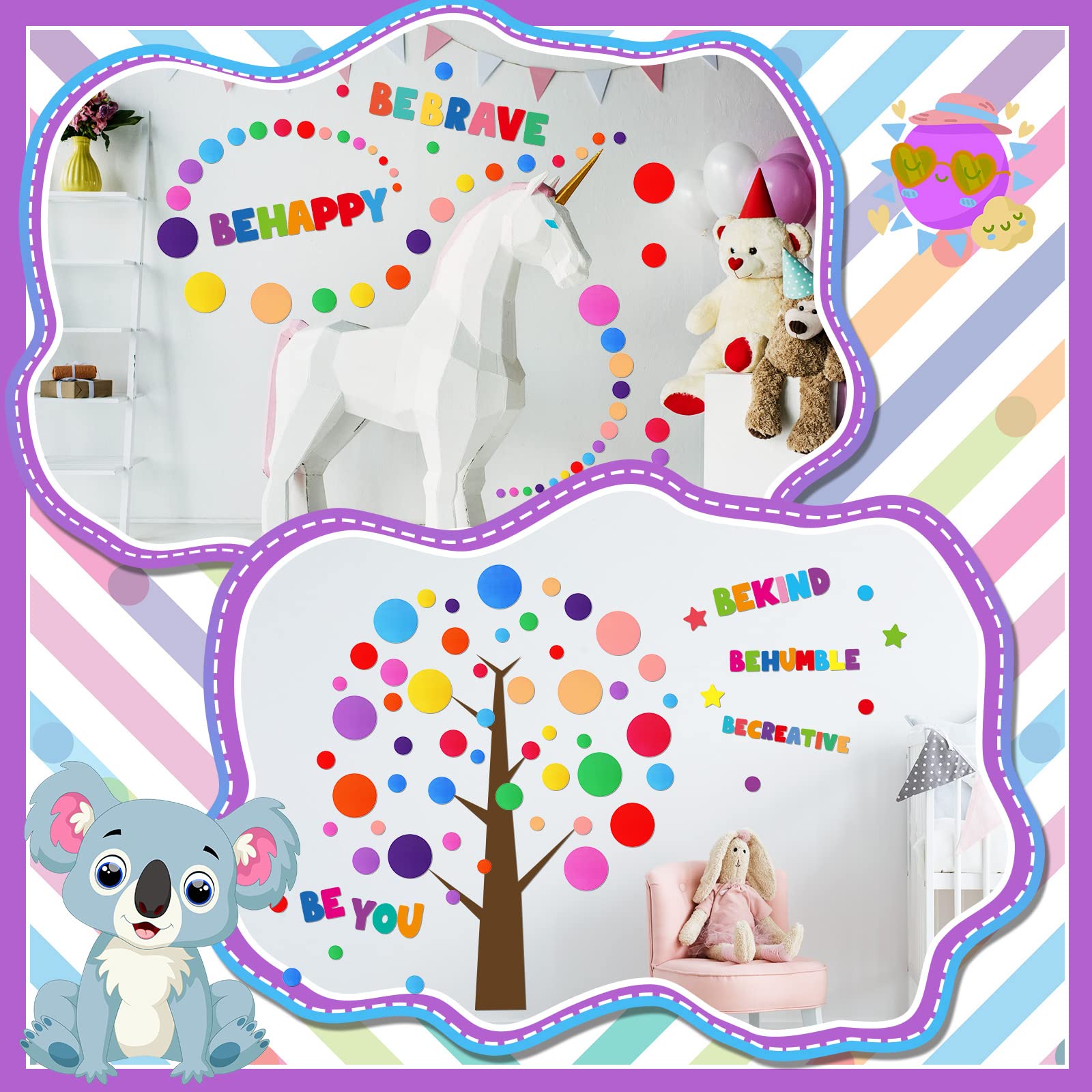 TaoBary vinyl wall decals are safe and removable for any surface