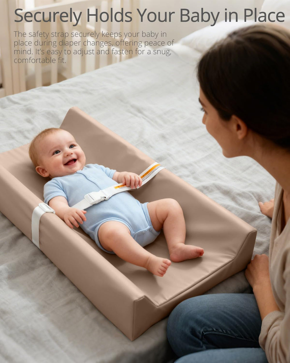 TAOCI changing pad removable cover with zipper for easy washing