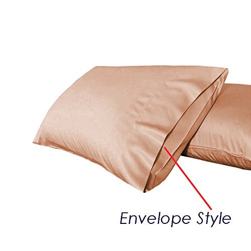 TAOSON envelope-style navy pillow cover securing pillow without zippers