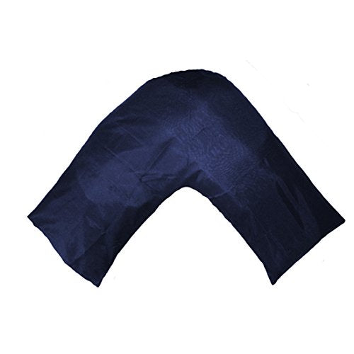 TAOSON silky satin pillow cover in navy blue with luxurious softness for restful sleep