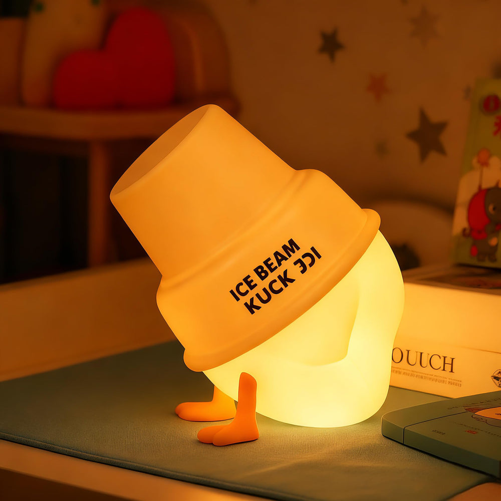 Tarinks Ice Cream Duck Night Light suited for office desk decor and focus.