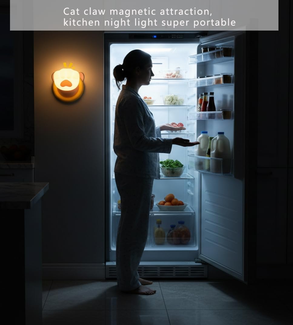 Tarinks Stick-On Night Light with adhesive pads for quick setup