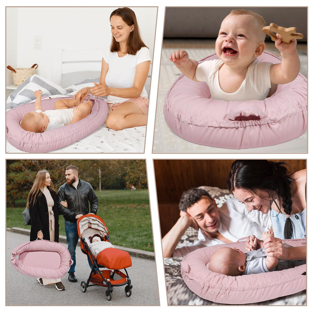 TARJODGY Baby Lounger machine washable for quick cleanup after play.