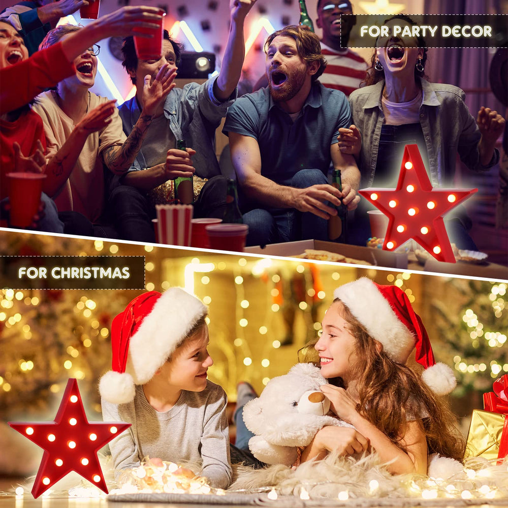 Tarpop party decor lights brighten birthdays, weddings, and Christmas gatherings.