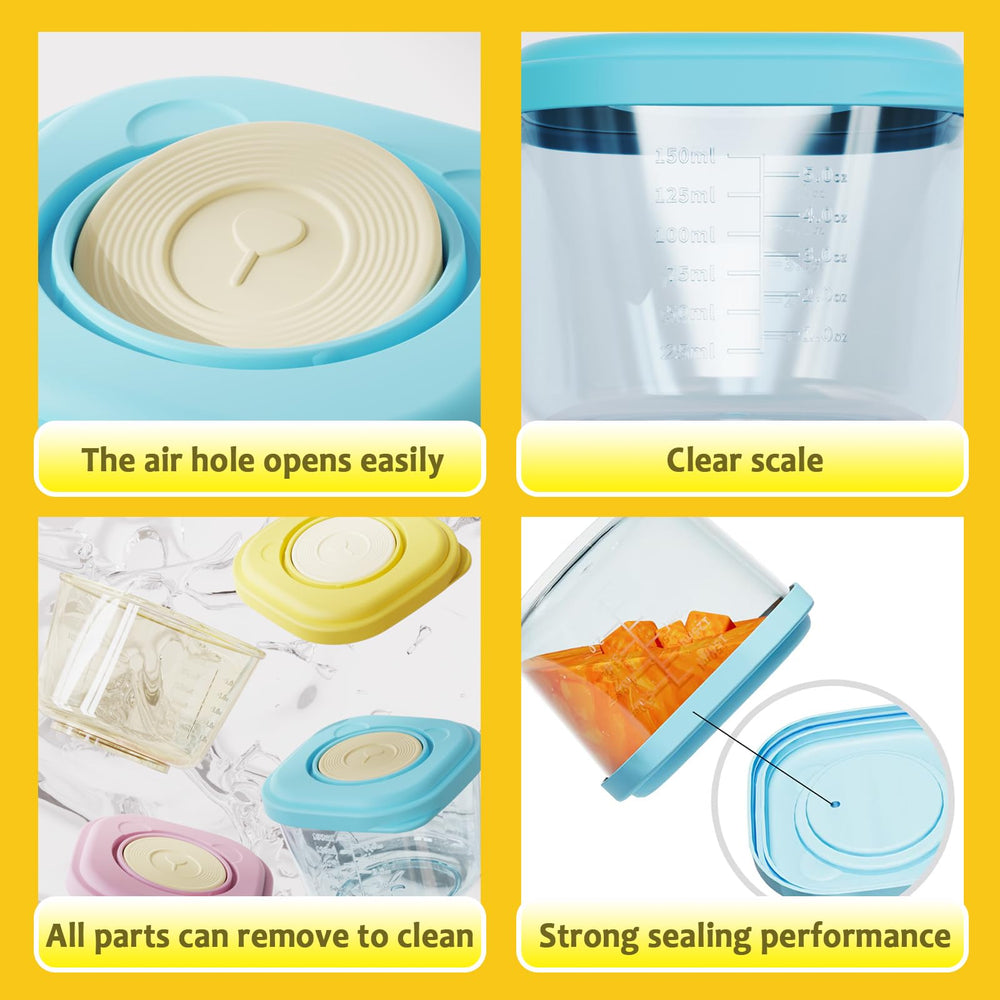 Tasttin 5 oz container is dishwasher-safe for quick cleaning.