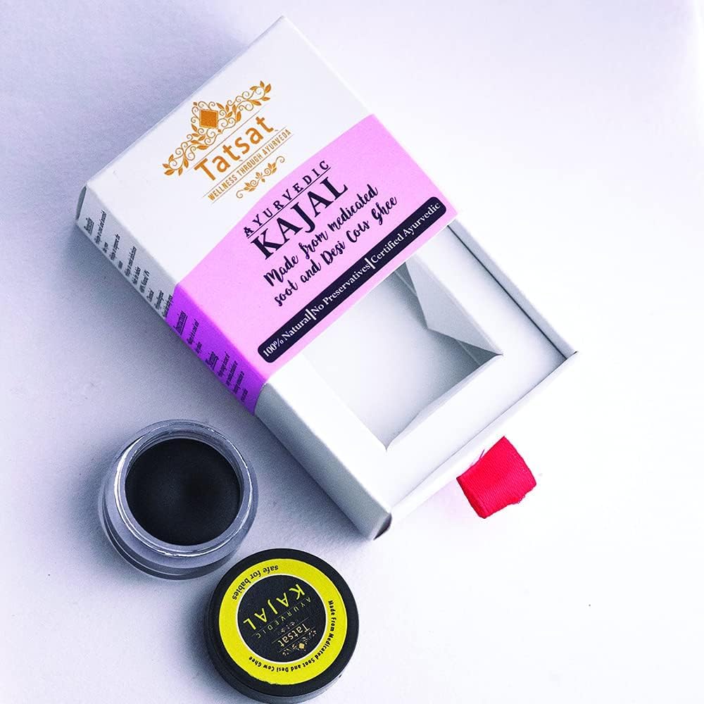TATSAT Kajal lab-tested seal ensures safety with no preservatives.