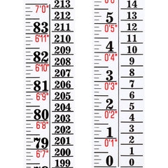 Tatuo growth chart wall labels with height indicator tape ruler for easy family measurements