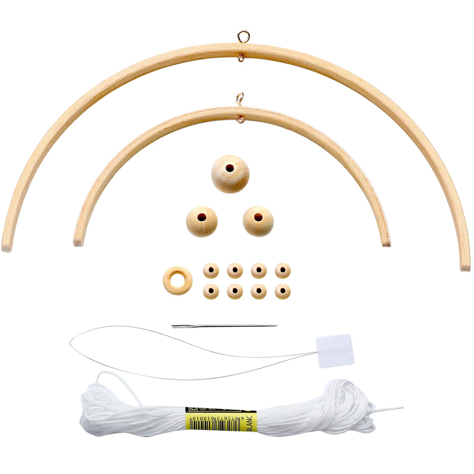 Tatuo nursery wind bell semi-circular design for soothing visual focus.