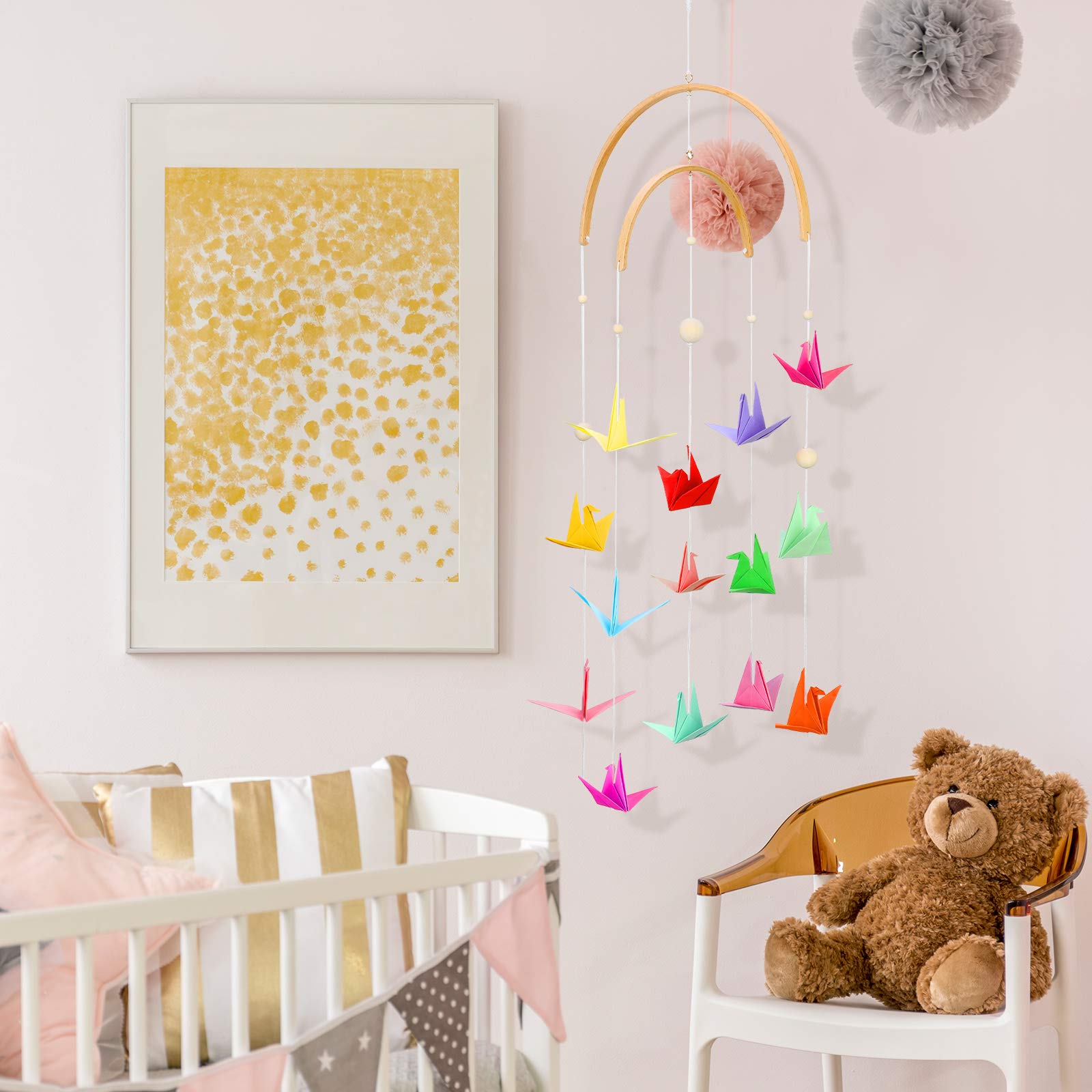 Tatuo safe non-toxic wind chime supports worry-free baby spaces.