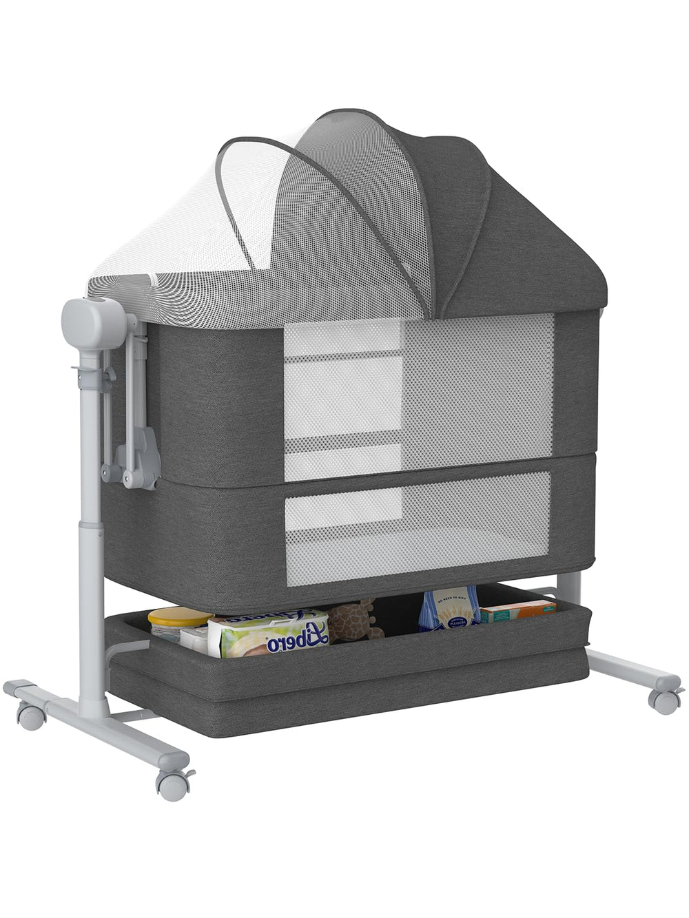 TaurRabble 4-in-1 bassinet for versatile sleep setups and easy room integration.