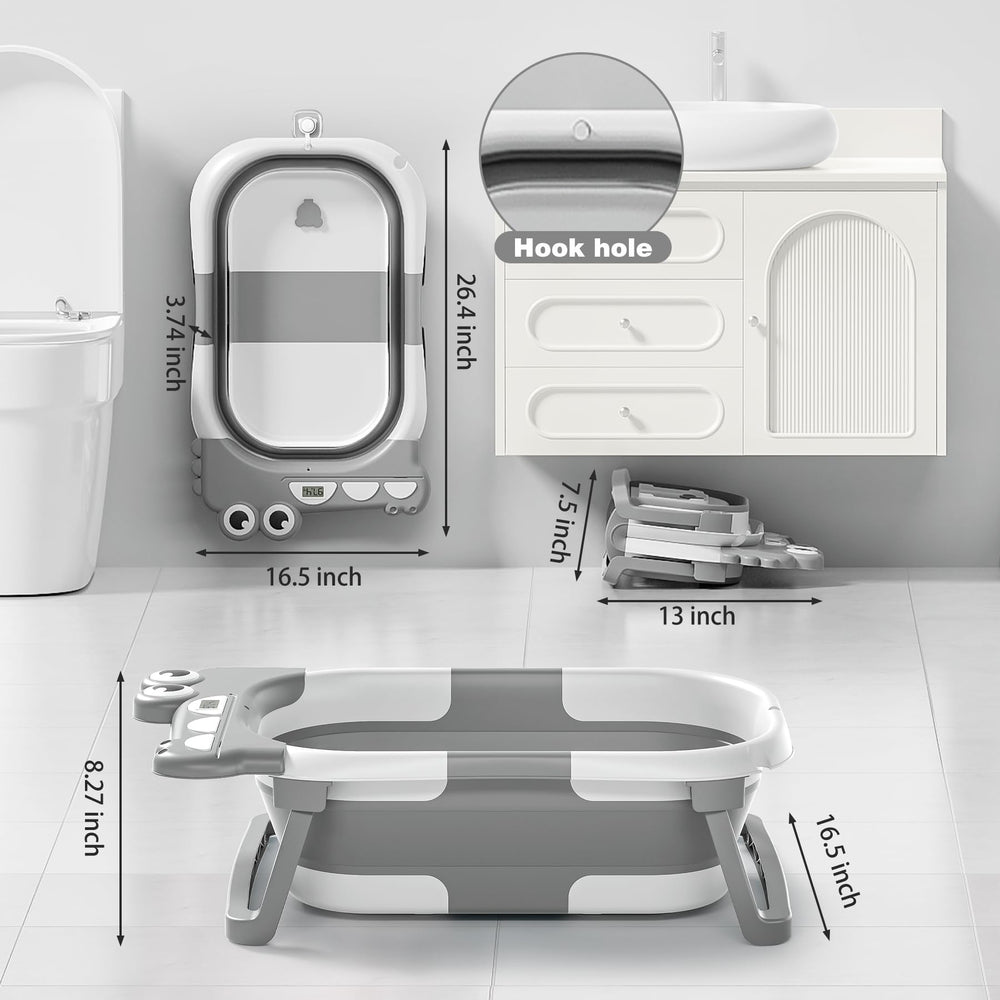 Tavlshero baby bath cushion detachable padding supports head and neck during bath