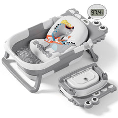 Tavlshero collapsible baby bathtub with folding design for compact storage and quick setup
