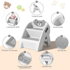 Tavlshero compact folded stool stores neatly, saving space in small bathrooms.