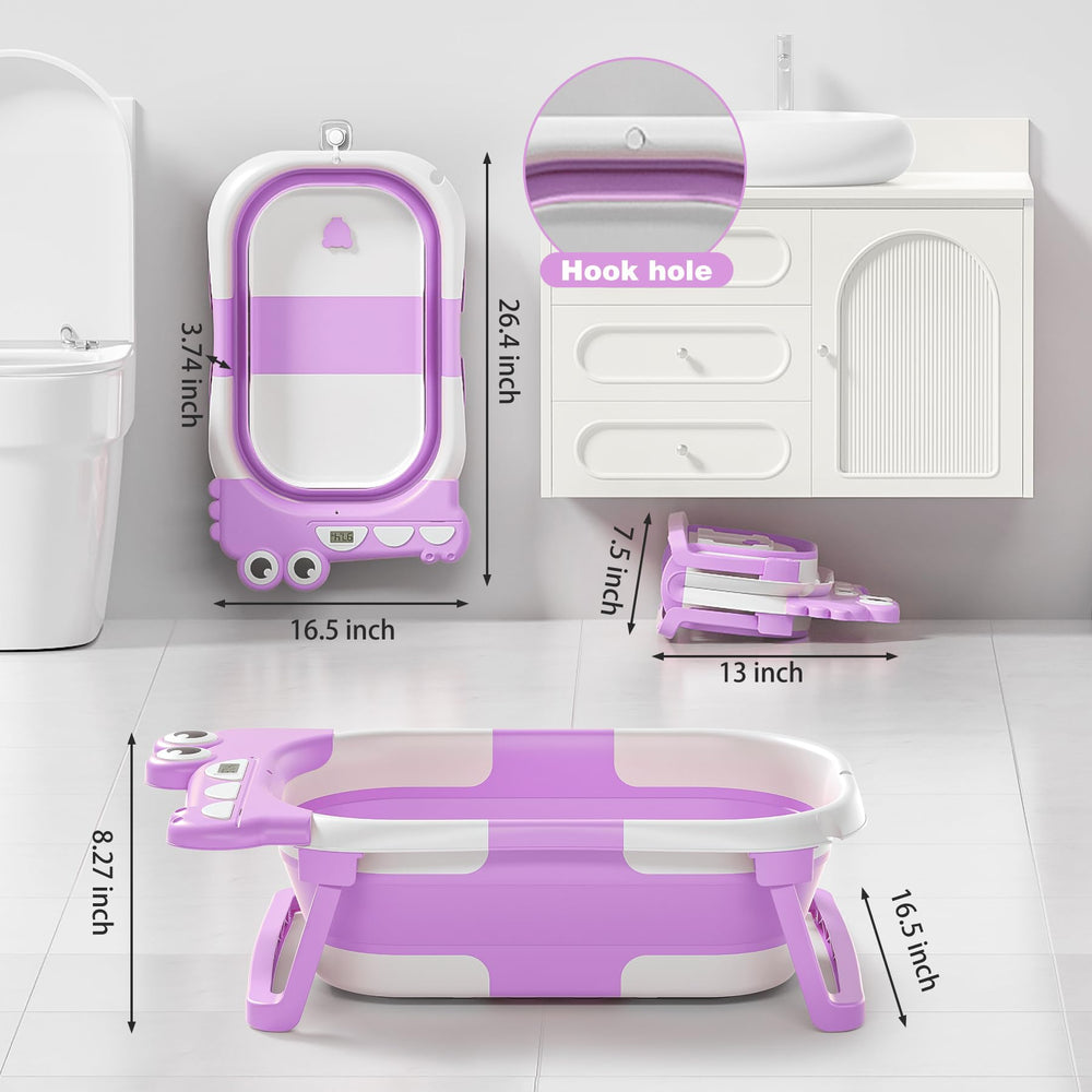 Tavlshero crocodile-design bath tub adds fun to bath time for kids.