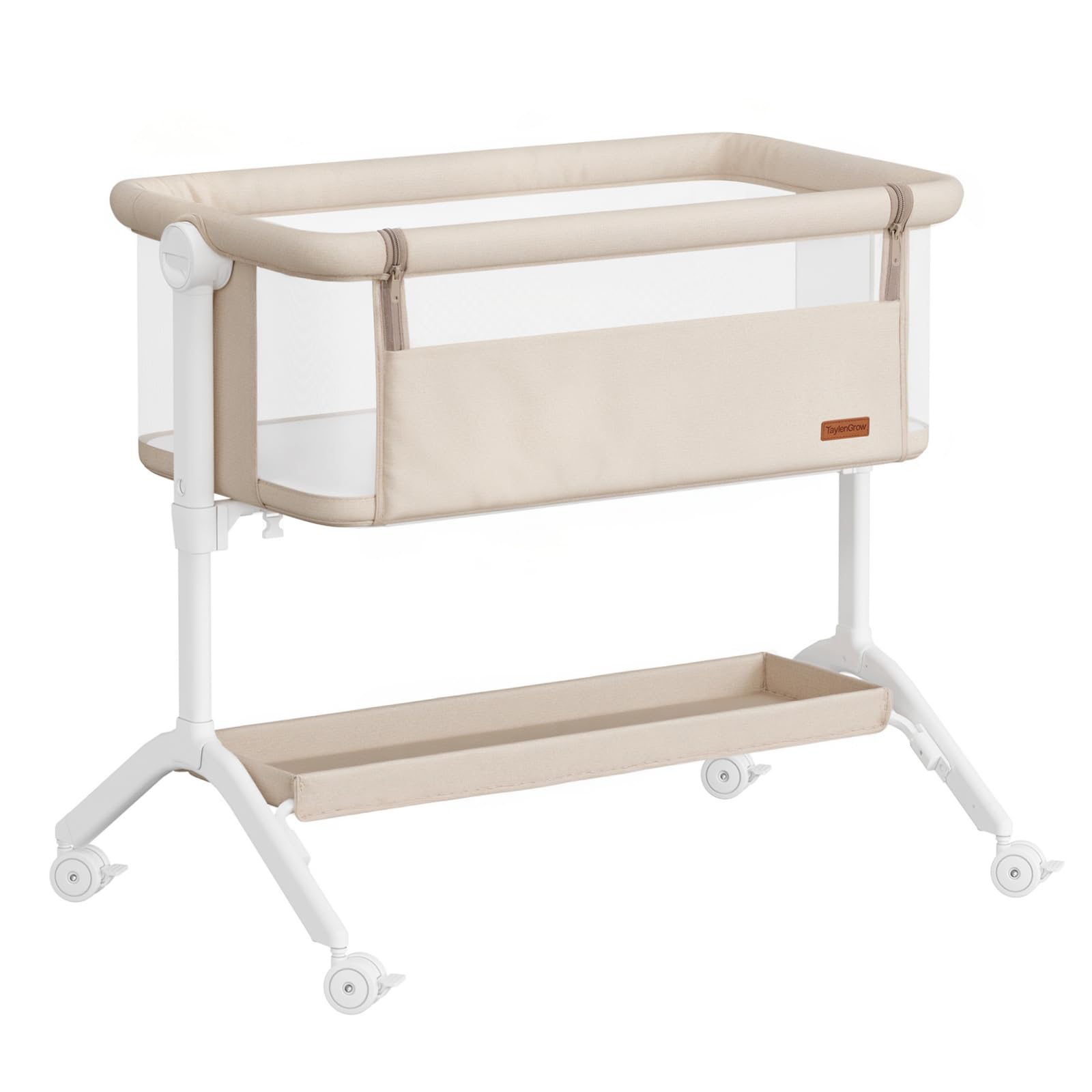 Washable mattress keeps baby's sleep area clean and hygienic.