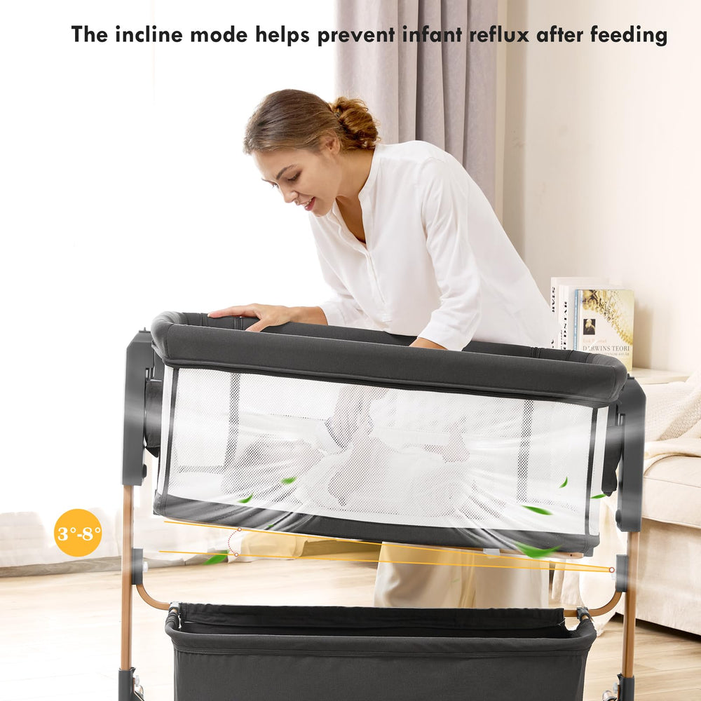 Taylengrow Baby with four lockable wheels enabling smooth room-to-room movement