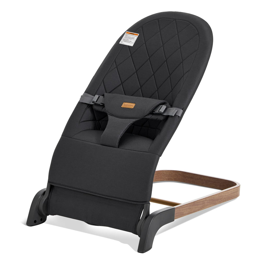 Taylengrow Baby foldable bouncer charcoal offers portable soothing for on-the-go infants