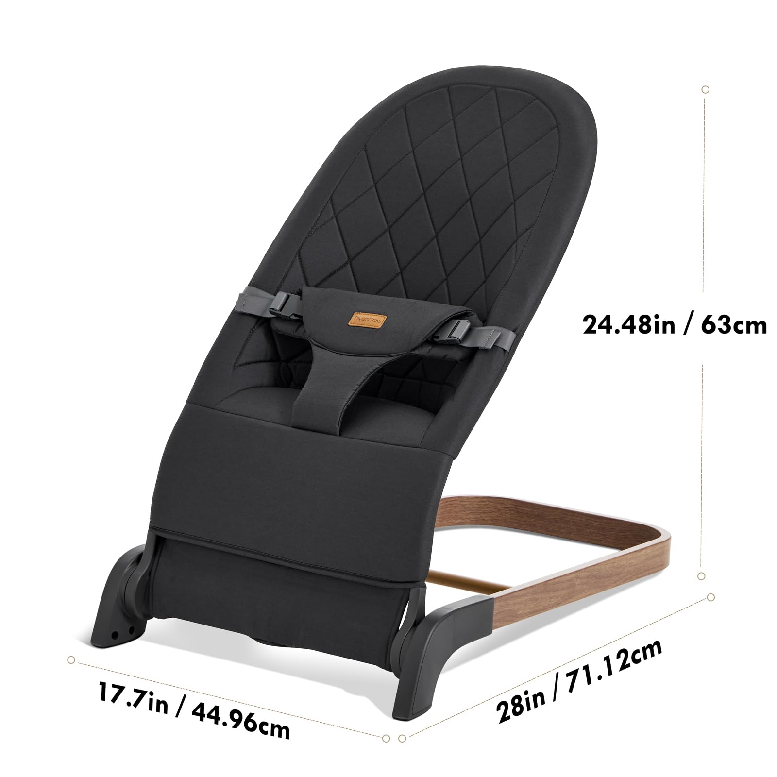 Taylengrow Baby non-slip base stays steady on different floors