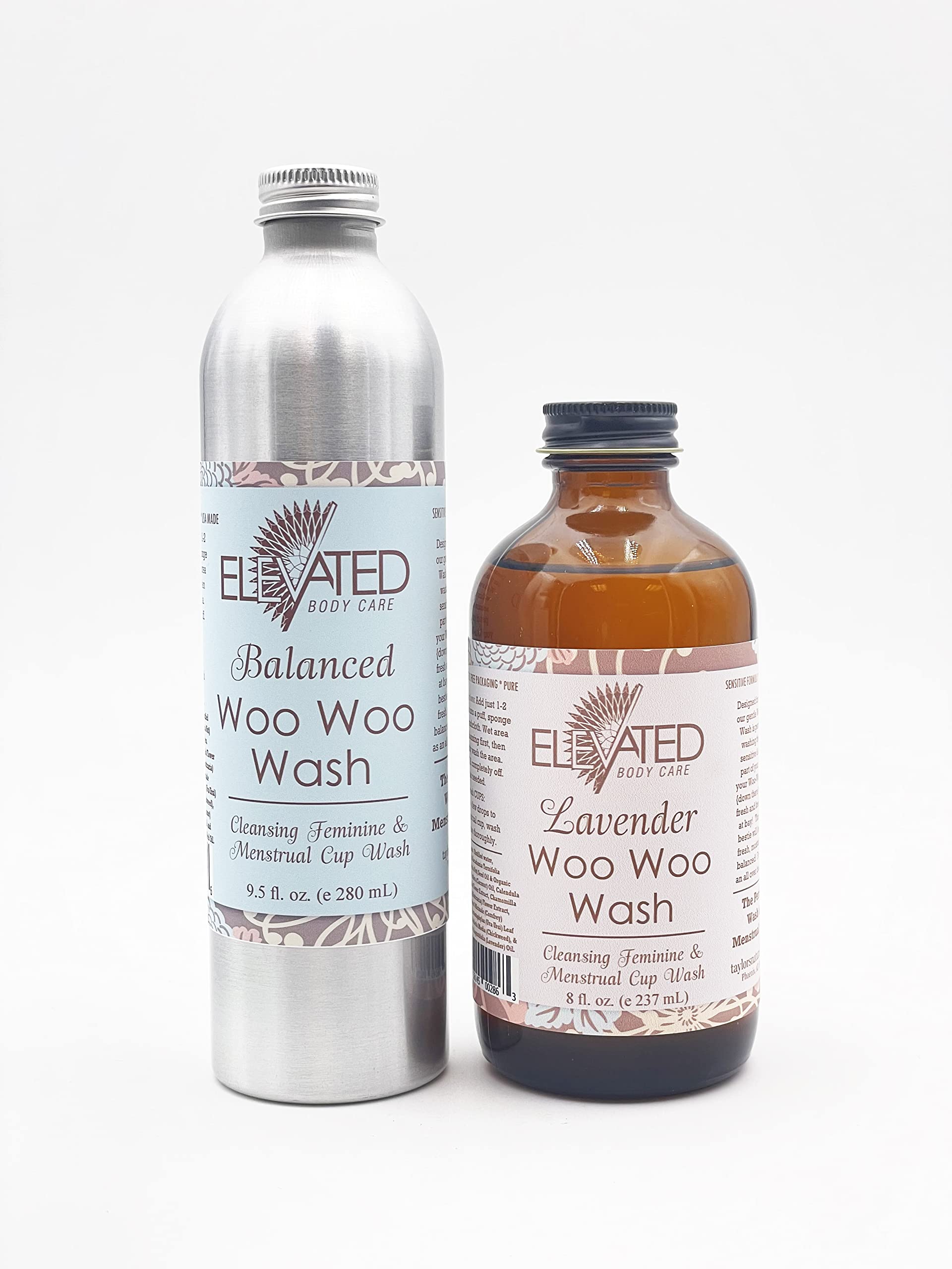 Taylor’s Elev ated Woo Woo Wash pump bottle for easy dispensing