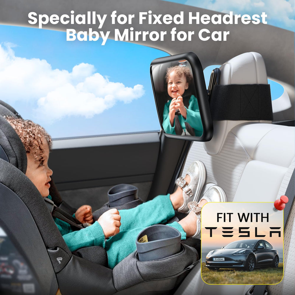 TAZENI 11-inch convex mirror offering wide-angle visibility for baby monitoring