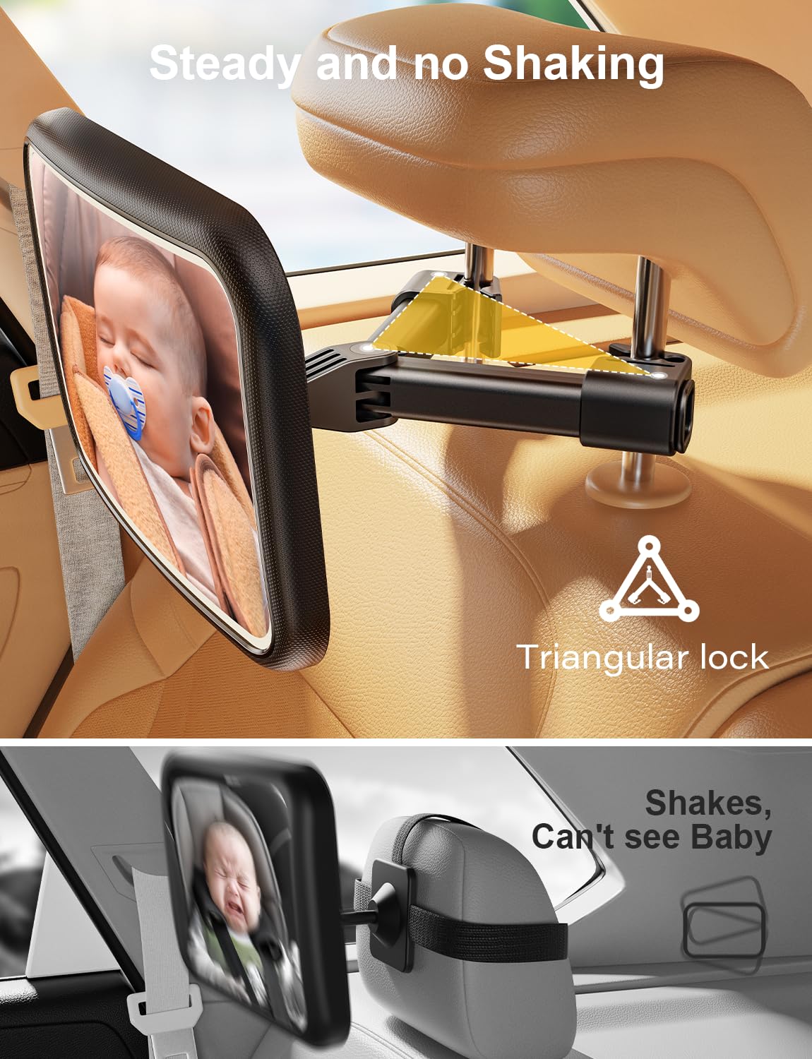 TAZENI night star ring light helps you see baby without glare