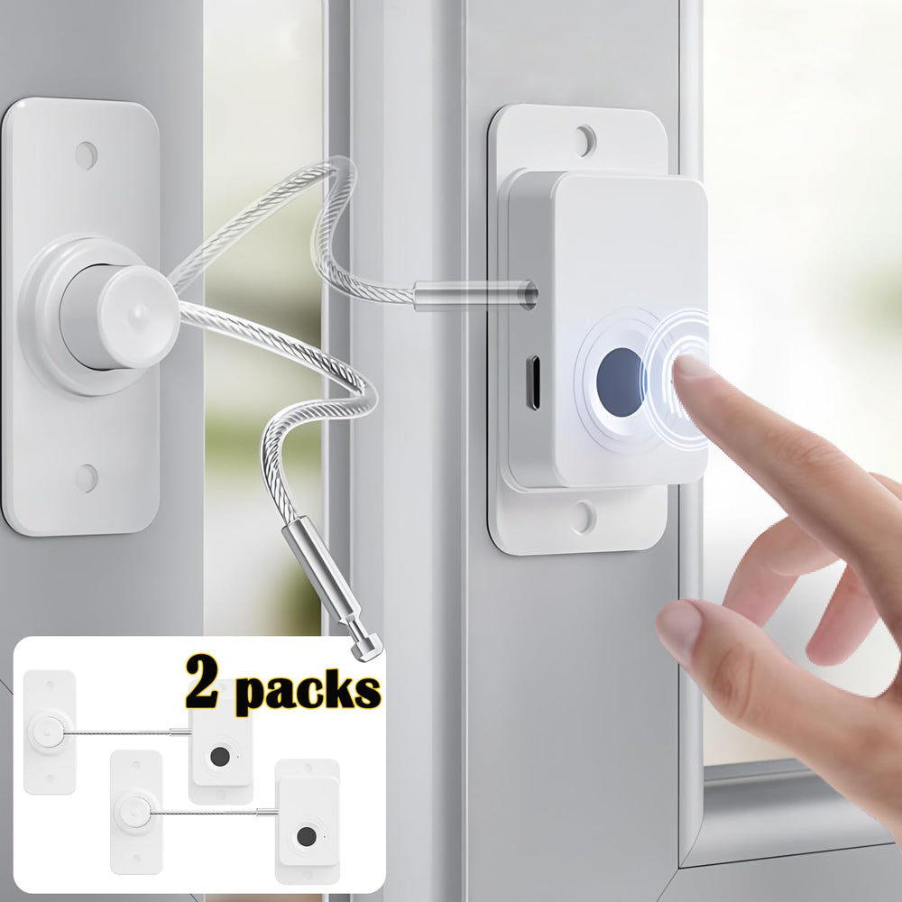 Tazyuxd fingerprint unlock door lock for quick access in busy homes.