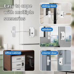 Tazyuxd door lock Type-C charging supports long-lasting power.