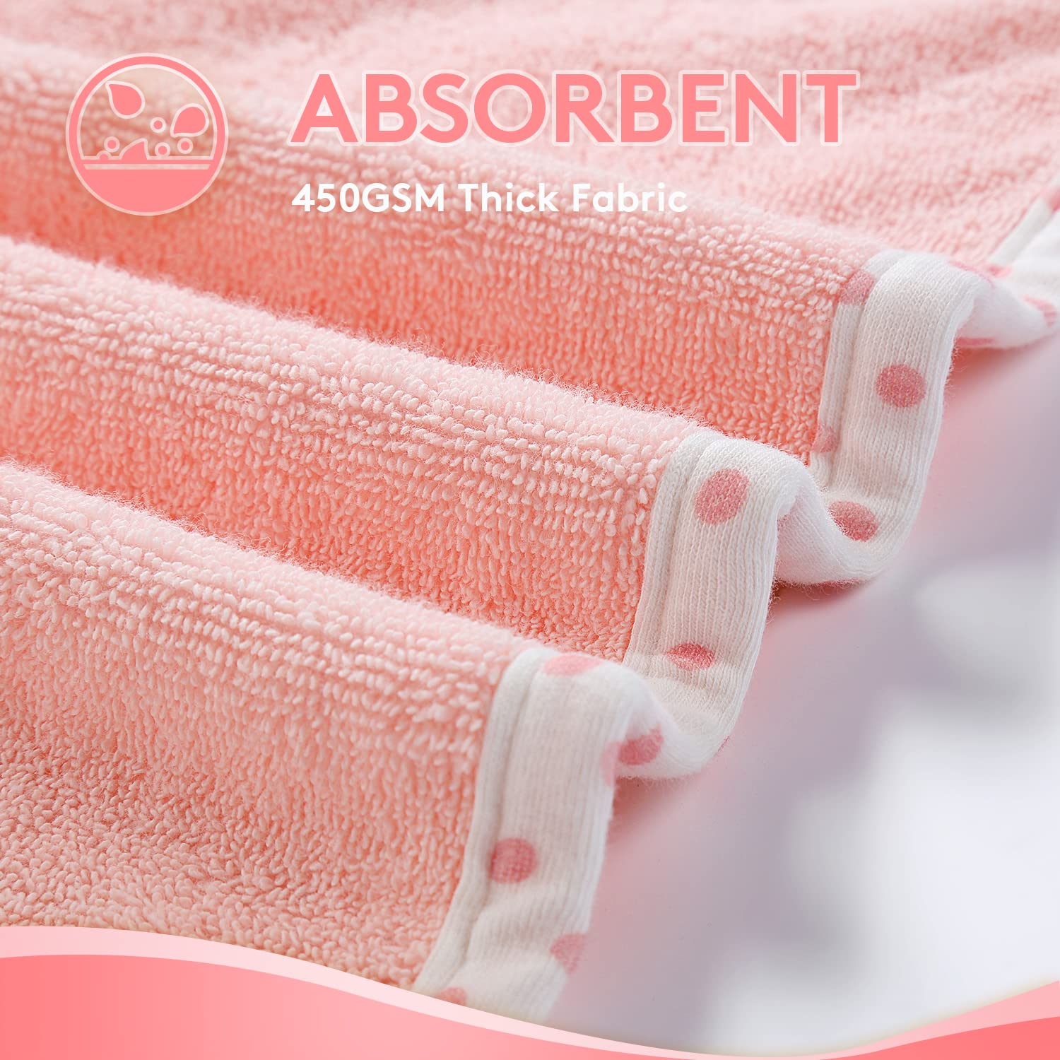 TBEZY gift-worthy towel for new parents with cute bunny design.