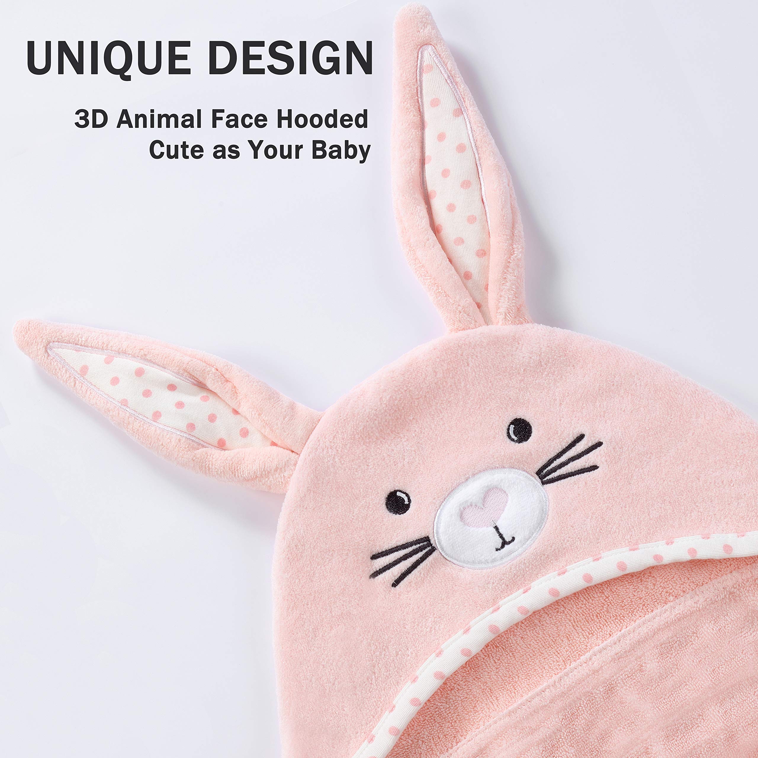 TBEZY soft cotton velour and terry blend for gentle skin contact.