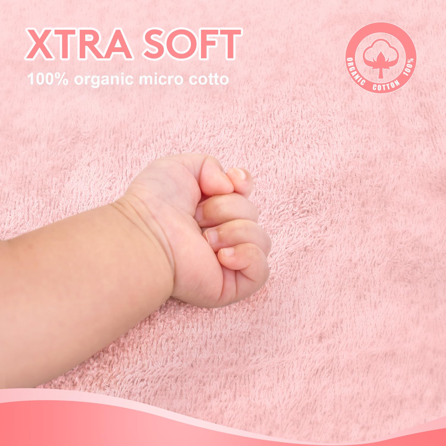 TBEZY warm wrap towel helps baby stay cozy during towel-off.