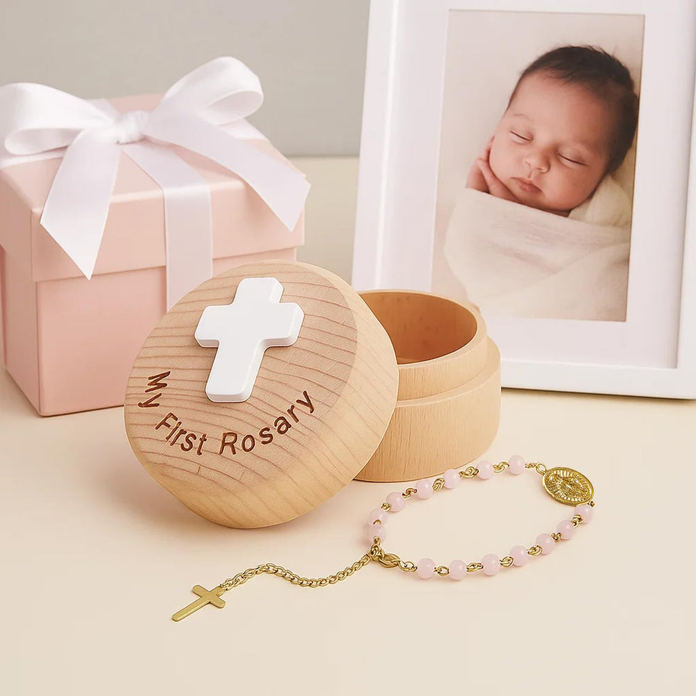 TBTFW Baby rosary for newborns during ceremonies