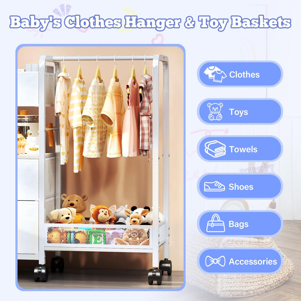 TC-HOMENY open shelf stores larger items for quick access