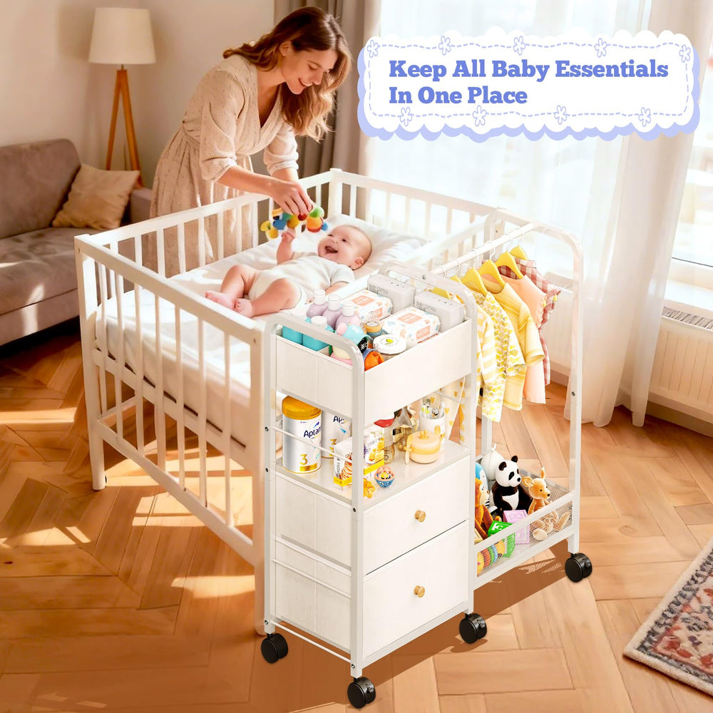 TC-HOMENY sturdy steel frame provides lasting stability