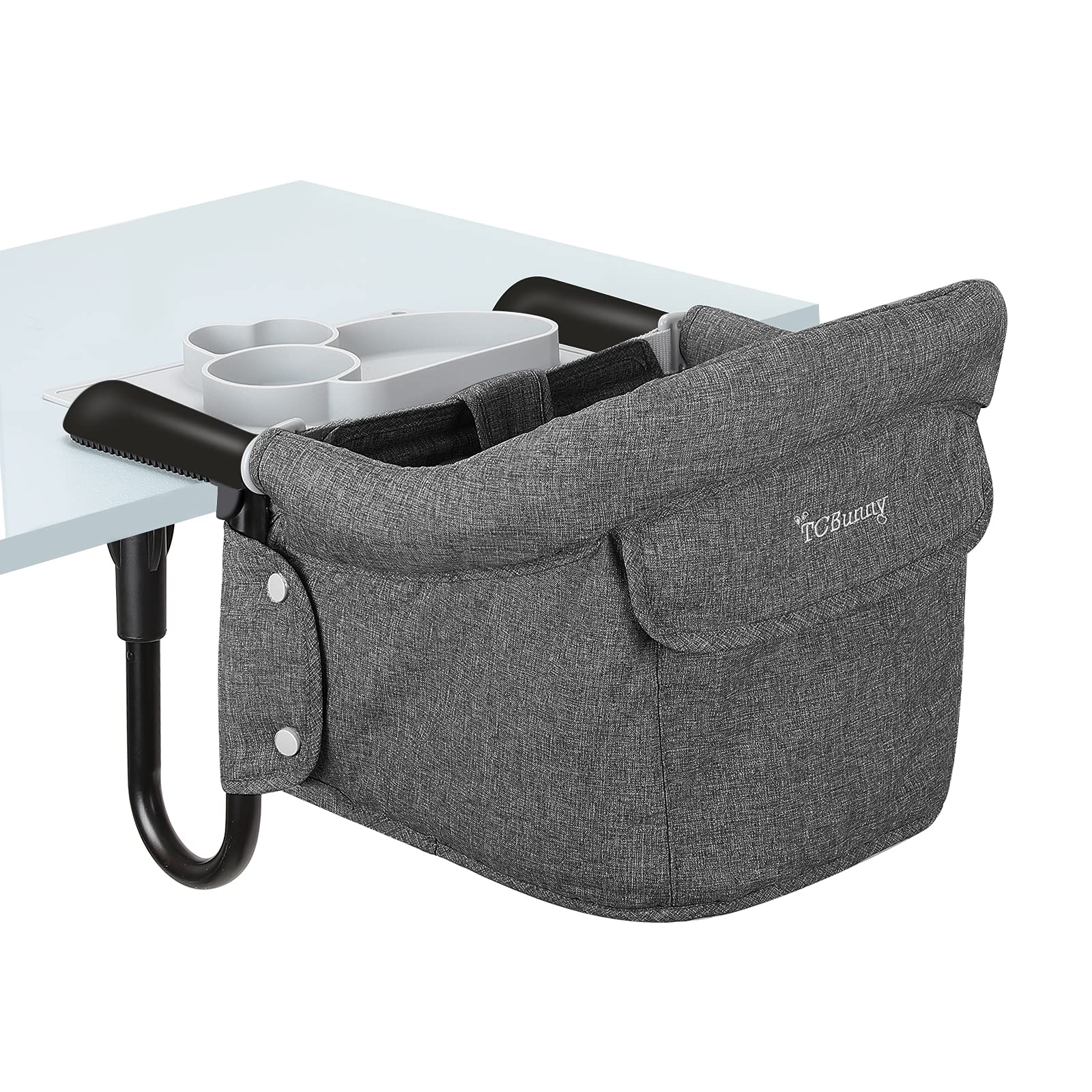 TCBunny fold-flat storage grey simplifies traveling with baby gear.