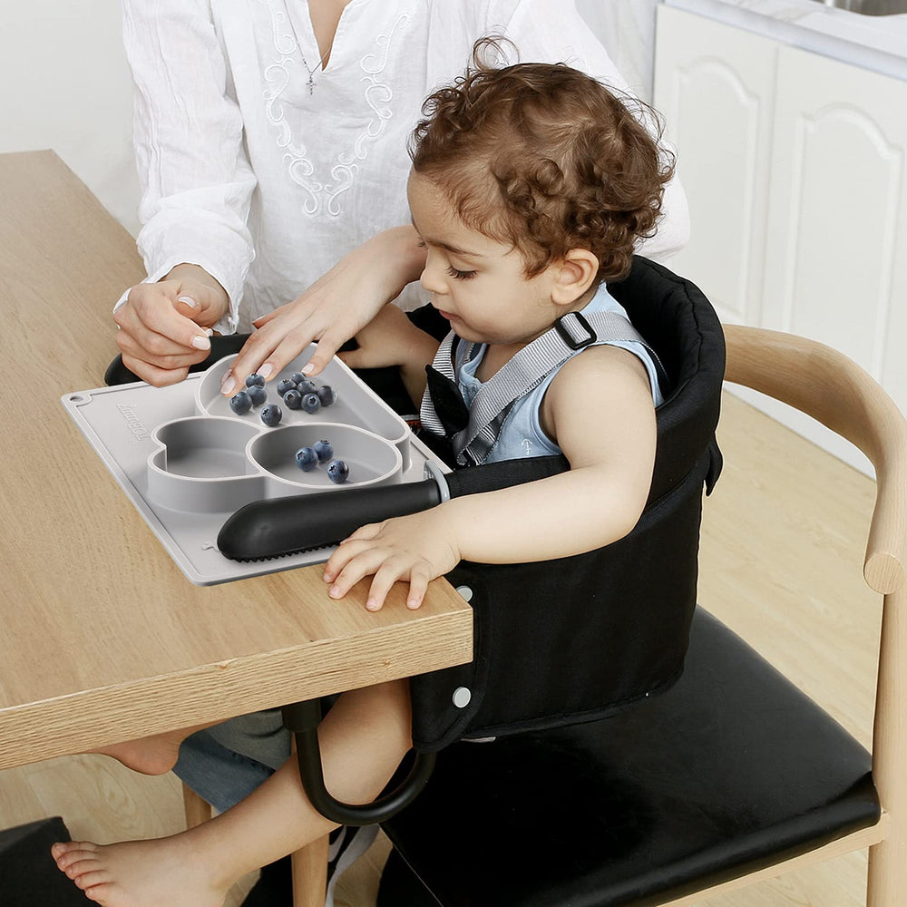 TCBunny hook-on high chair dining tray for convenient meals