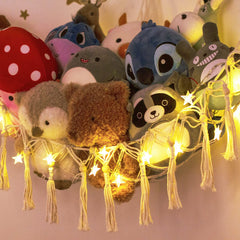 TCGPRO hammock with LED star light glows softly in a kid's room
