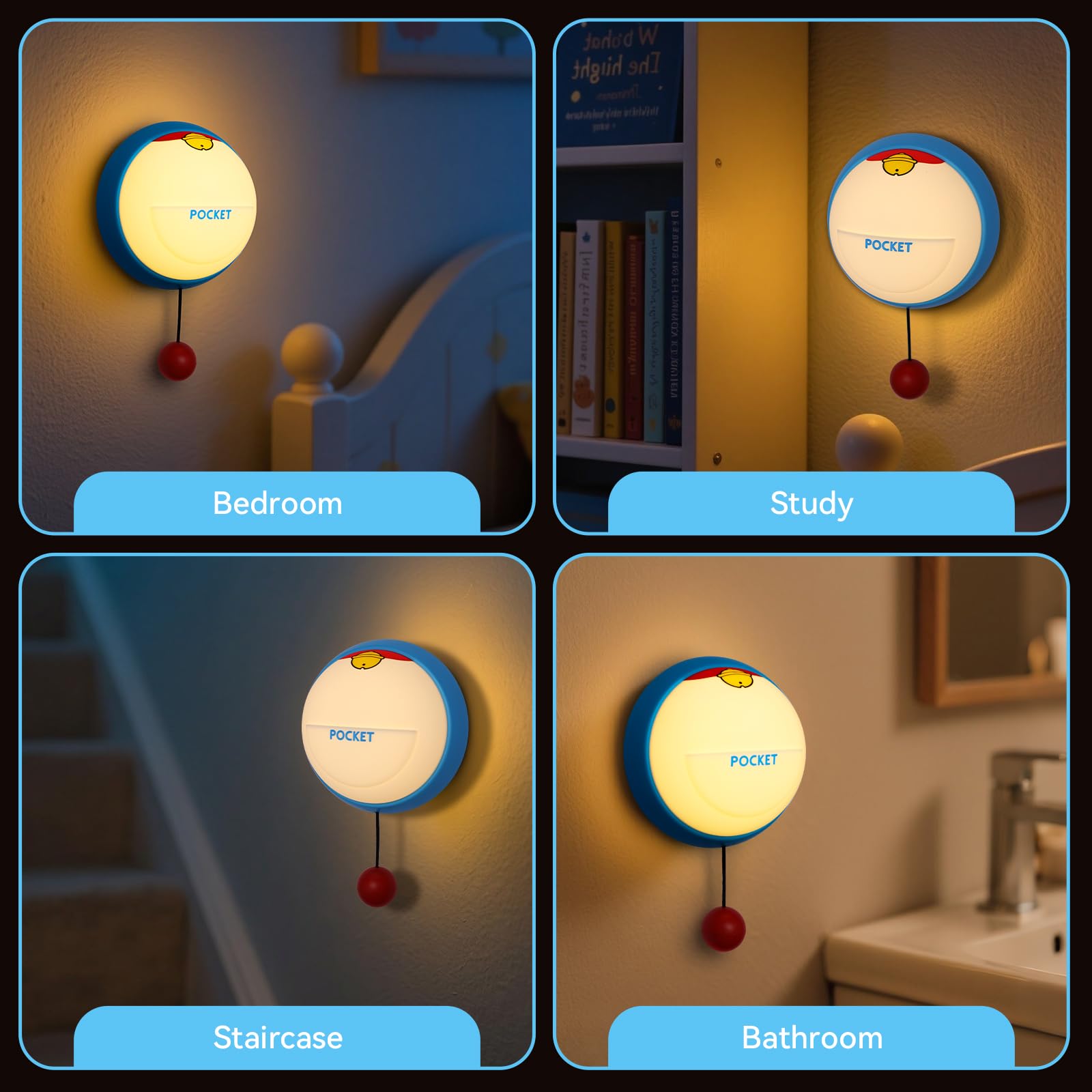 TCMOT Night Light soft-glow-silicone creates soothing nighttime ambiance.