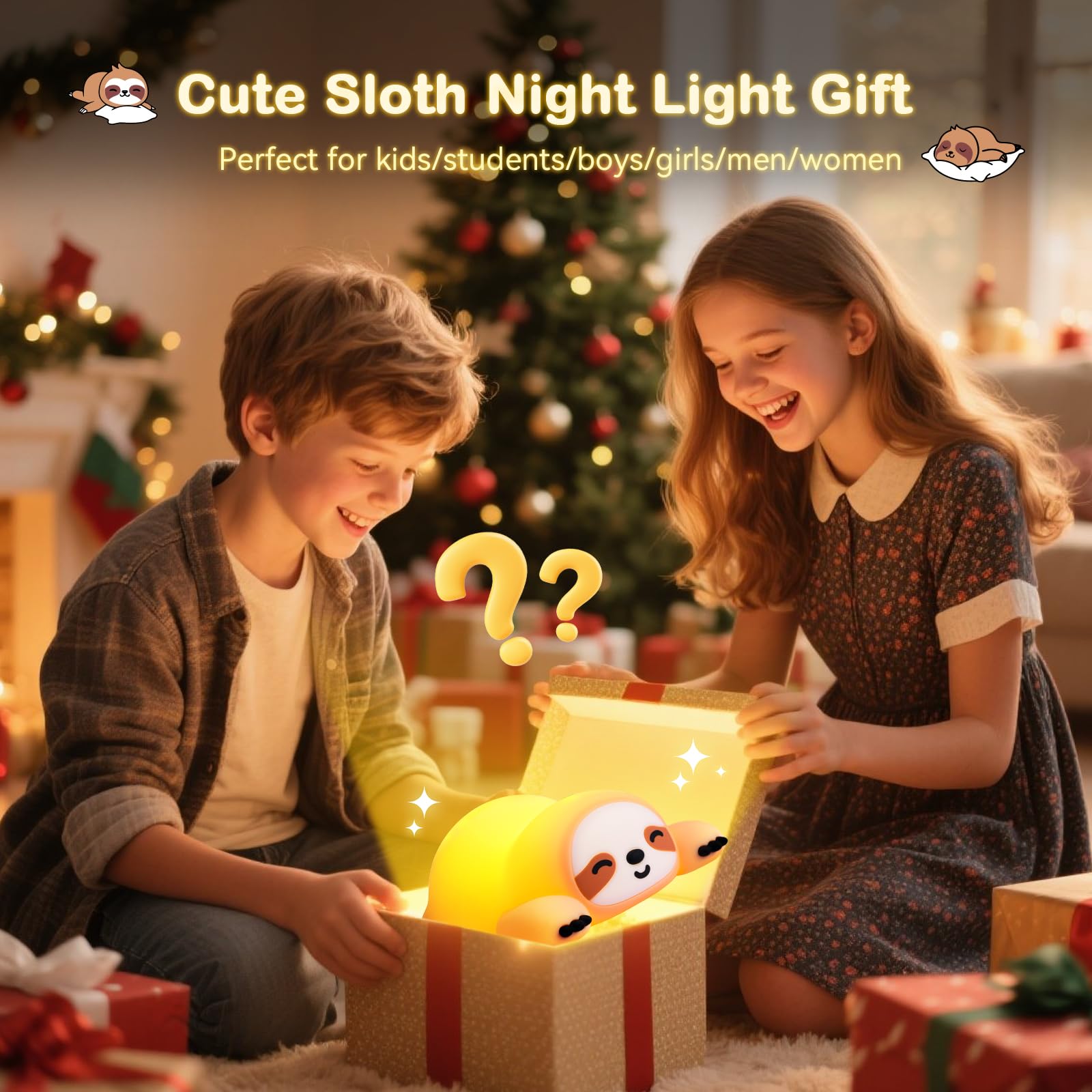 TCMOT sloth night light suits desks, dorms, and bedside tables