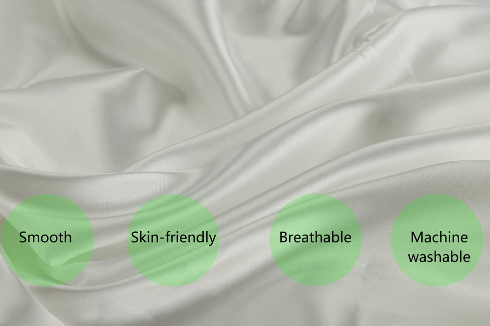 Tcmyyund machine washable satin bassinet sheet for easy cleaning.