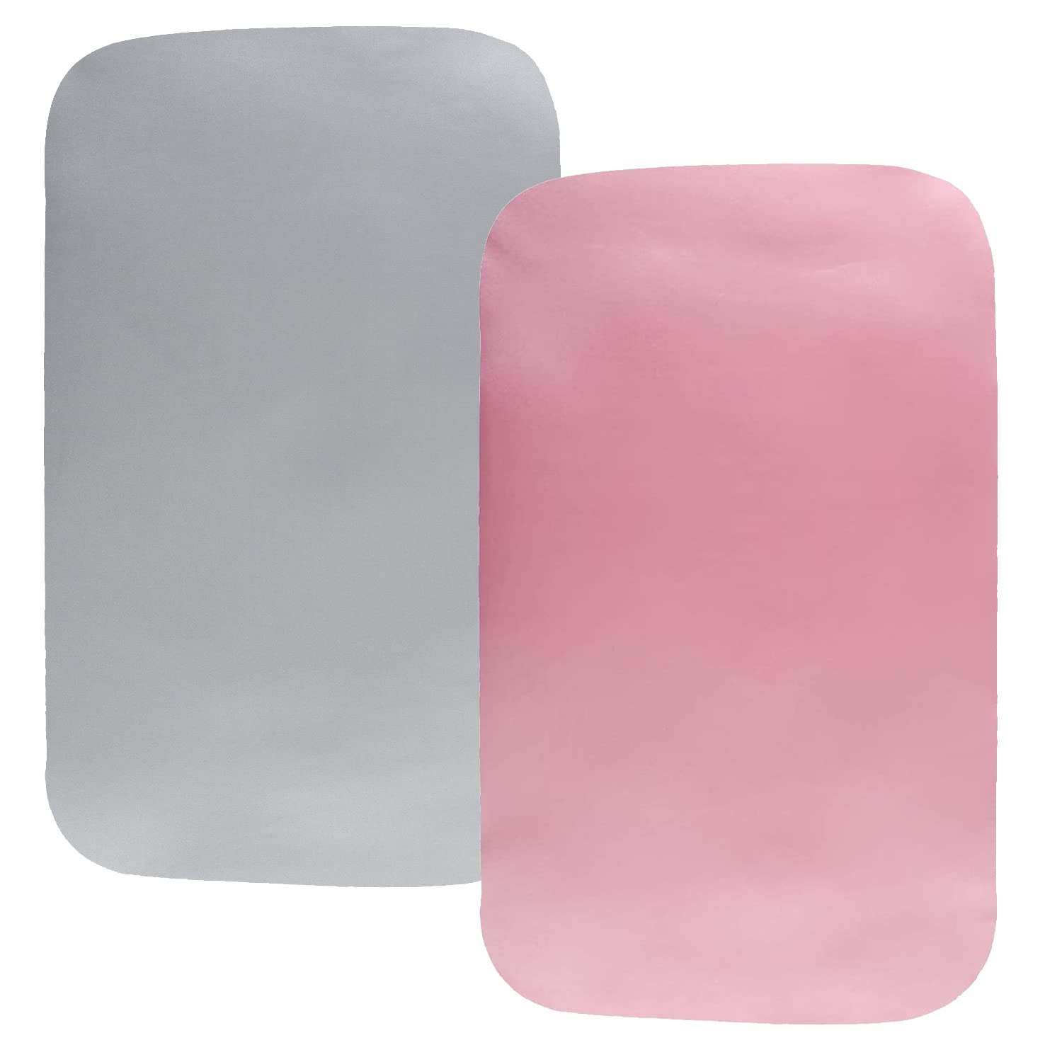 Tcmyyund satin bassinet sheet close-up shows silky softness for baby's skin.