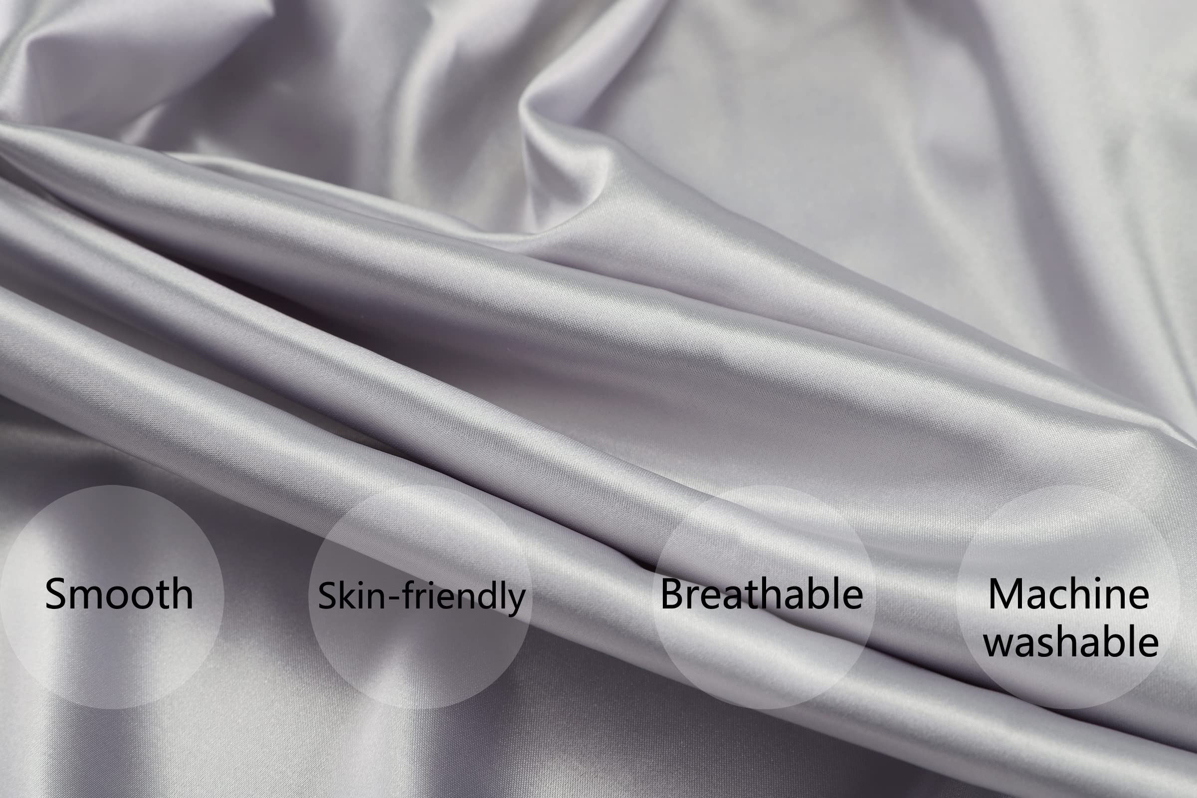 Tcmyyund pink and grey satin sheet option complements nursery decor.