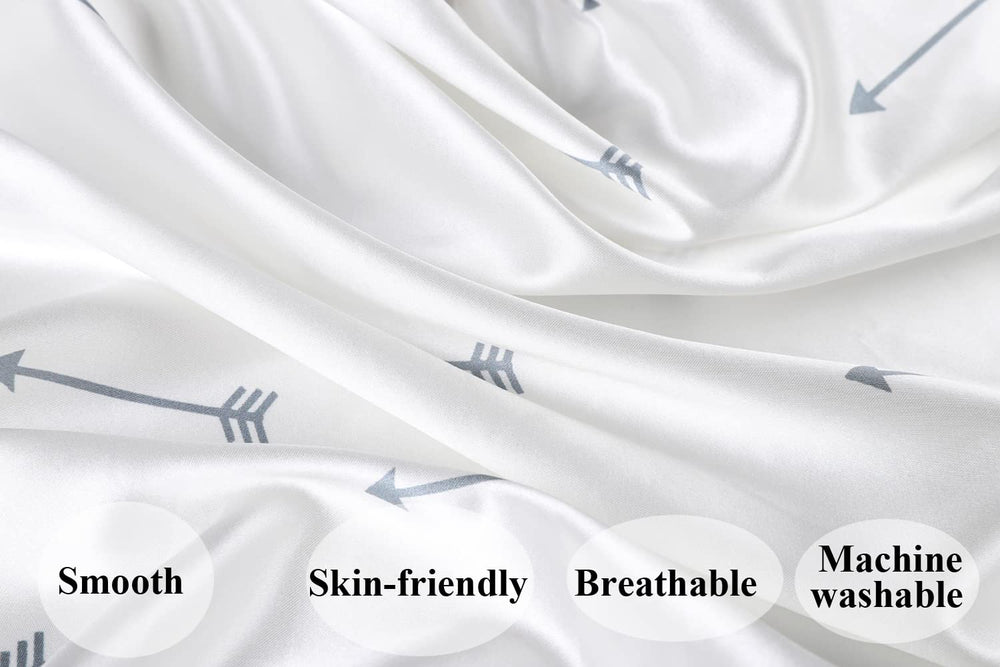 Tcmyyund satin nursing pillow cover pack highlights two-pack convenience and easy care