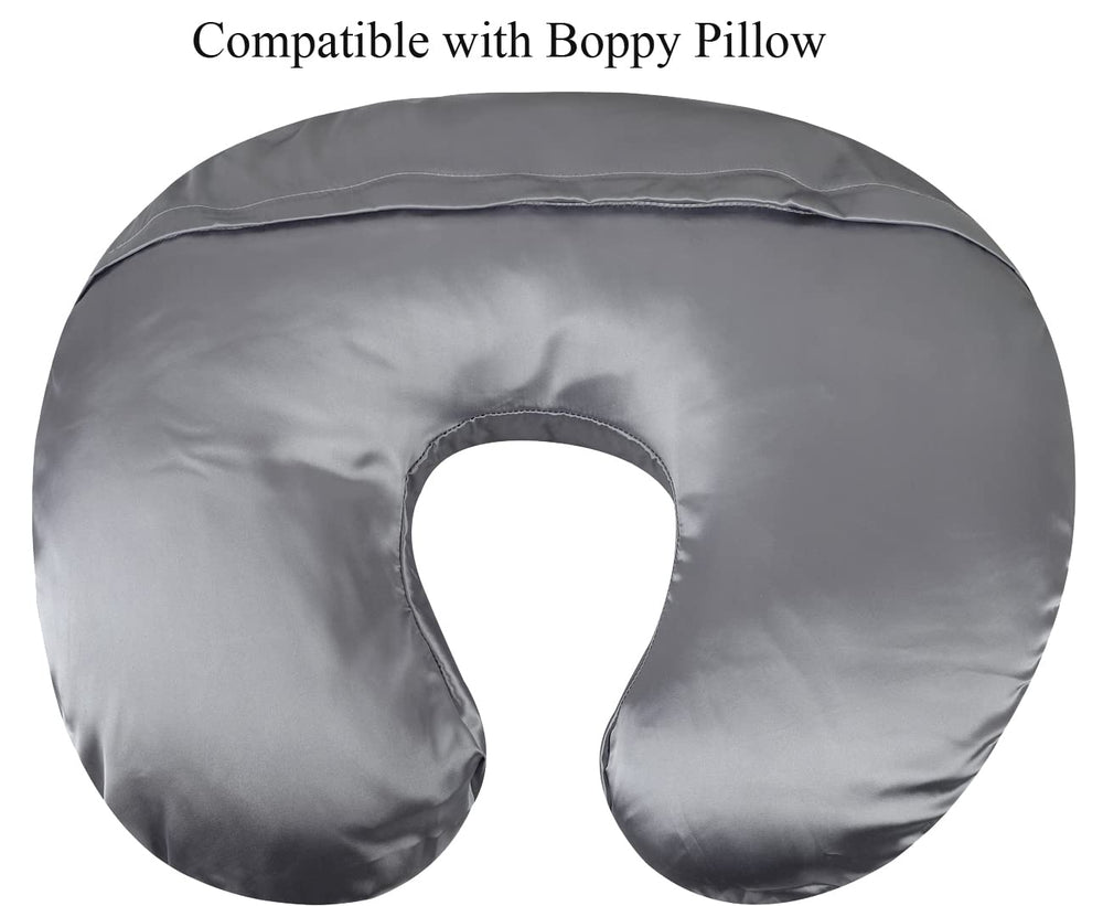 Tcmyyund satin nursing pillow cover machine-washable for easy care.